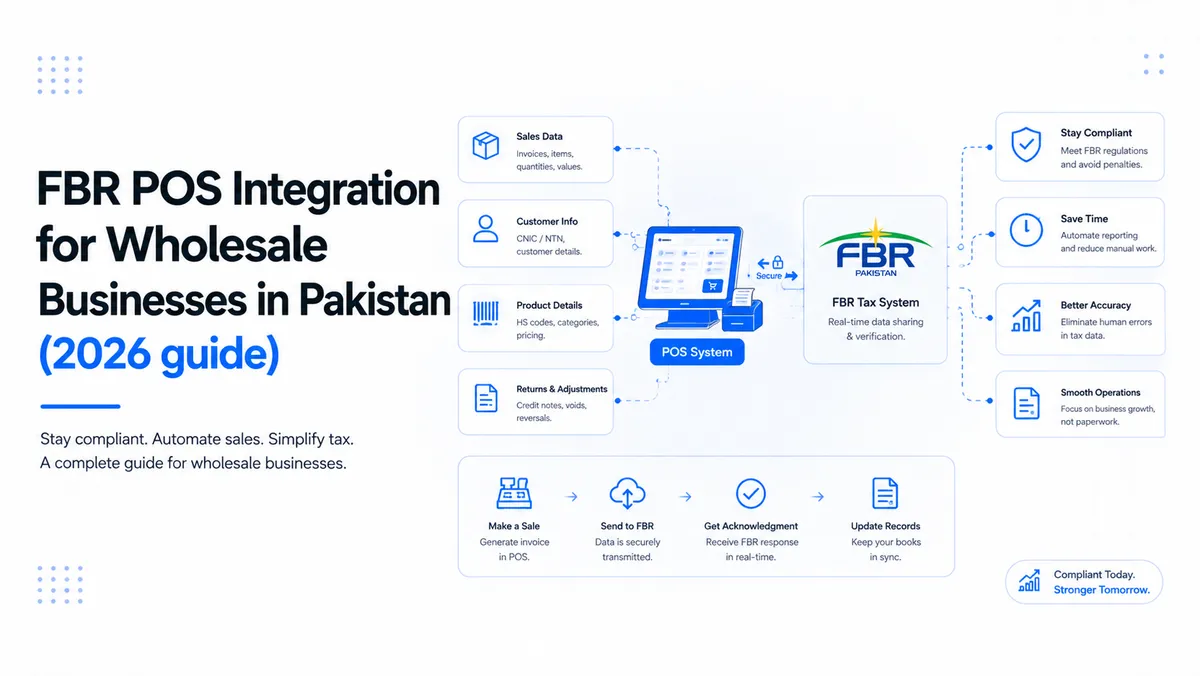 FBR POS Integration for Wholesale Businesses in Pakistan (2026 guide)
